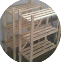 Regał drewniany – Typ 3P